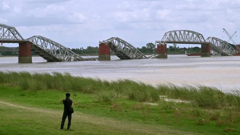 Ava Bridge Collapse Myanmar Earthquake