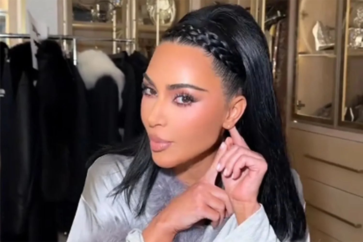 Kim Kardashian Reveals Surprising Place Where She Got Her Ears Pierced Kim Kardashian Reveals Surprising Place Where She Got Her Ears Pierced